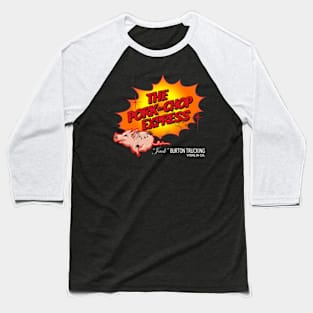 The Pork Chop Express Weathered Hot Sauce Variant Baseball T-Shirt